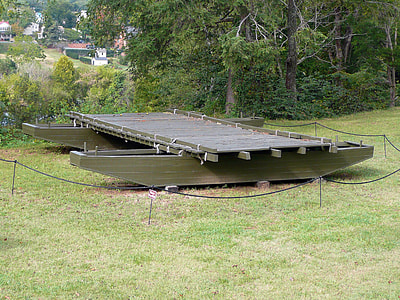 Model of a portion of the pontoon bridge built for the film Gods and Generals thumbnail