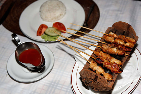 Grilled Chicken on a stick thumbnail