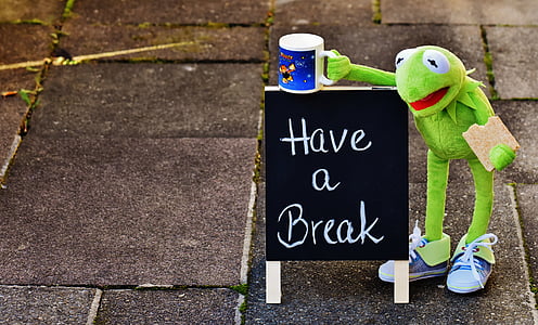 Kermit The Frog holding mug thumbnail