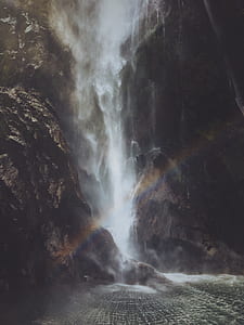 closeup photo of waterfalls thumbnail