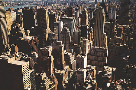 Skyscraper buildings in Manhattan, New York City thumbnail