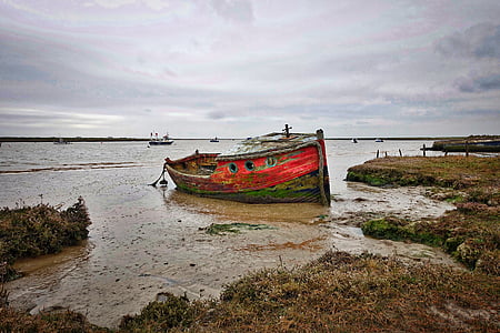 red sailing ship during daytime thumbnail