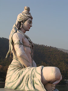 Shiva statue near green trees at daytime thumbnail