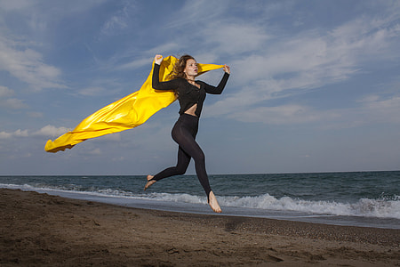 woman running near beach thumbnail
