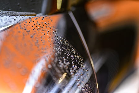 macro photography of droplets of water thumbnail