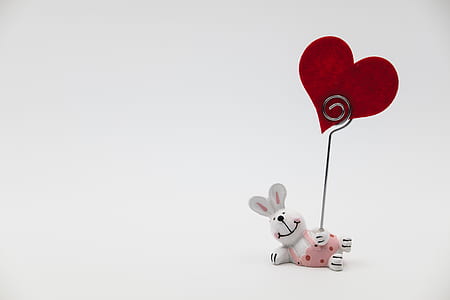 bunny holding heart heart stick figure thumbnail