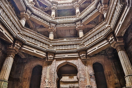 Interior View of Brown Concrete Building during Daytime thumbnail