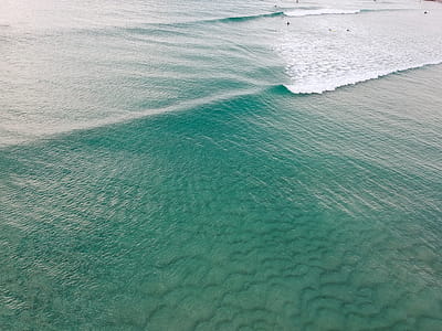 Aerial Photo Of Ocean Waves thumbnail