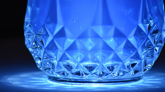 clear glass jar on blue surface thumbnail
