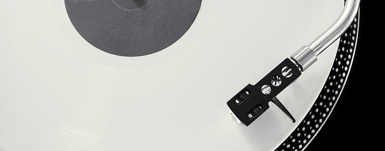 white and black DJ turntable thumbnail