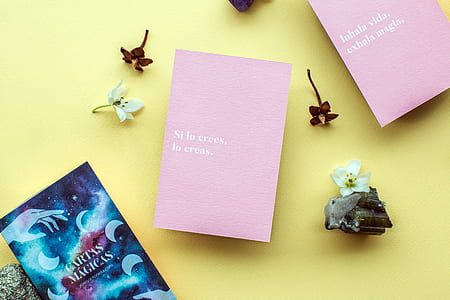 flowers and books on the table thumbnail