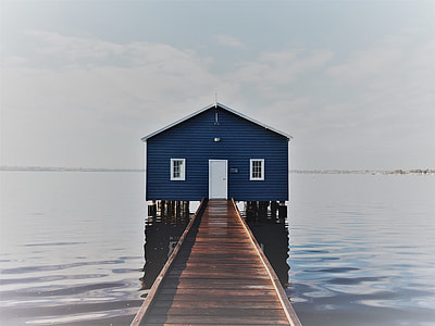 photo of dock towards blue house thumbnail