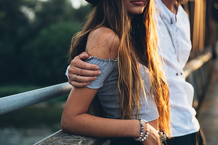 Couple At Sunset Photo thumbnail