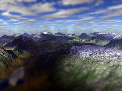 aerial photo of mountains thumbnail