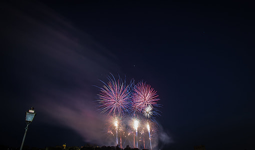 fireworks during nighttime thumbnail