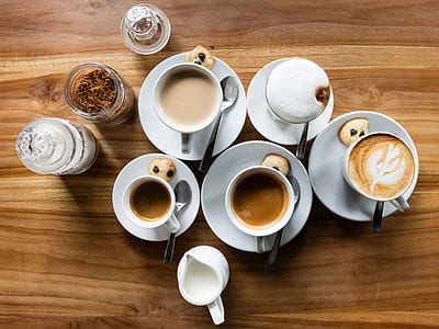 coffee cup set on tabletop thumbnail