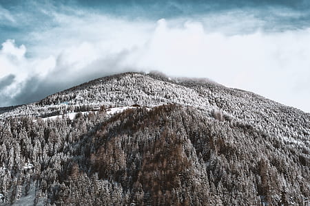 time lapse photography of avalanche coming from snowy mountain thumbnail