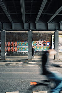 timelapse photo of two person walking on subway thumbnail