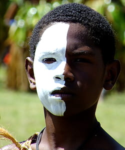 boy having face paint thumbnail