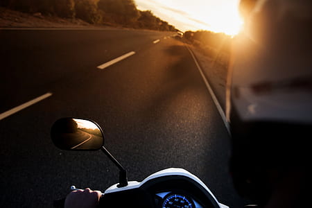 light, road, dawn, landscape thumbnail