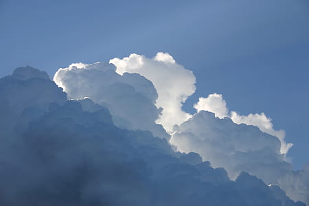 white clouds in the sky thumbnail