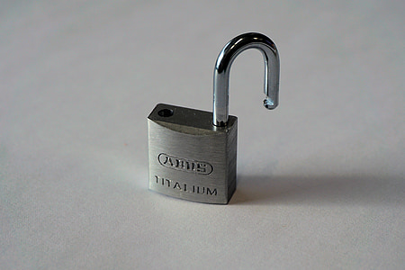 grey padlock on grey panel thumbnail