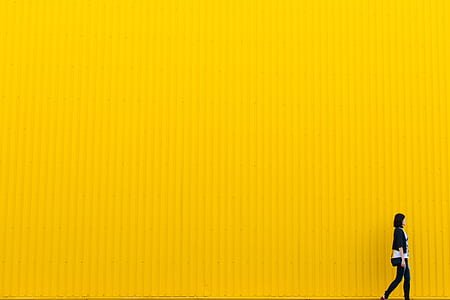 woman, walking, girl, wall thumbnail