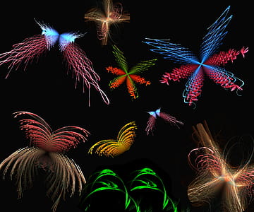 -- a digital render of butterflies and blades of grass thumbnail