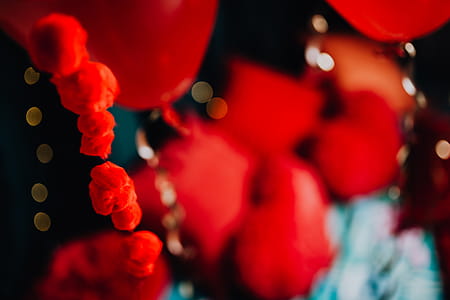 Red Balloons and Decorations for Valentine's Day thumbnail