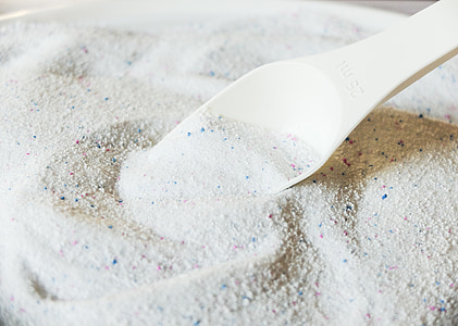 white plastic ladle and white powder thumbnail