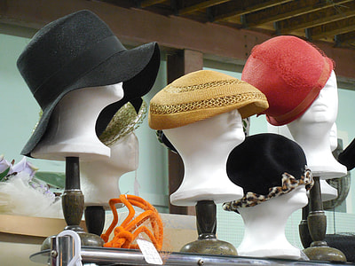 hats on mannequins thumbnail