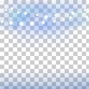 Line Sky Angle Point Blue, Night lights, white string lights PNG clipart