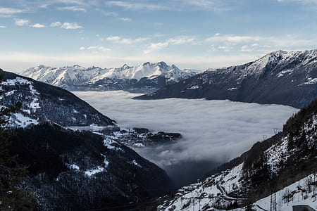 landscape photography of snow mountains thumbnail
