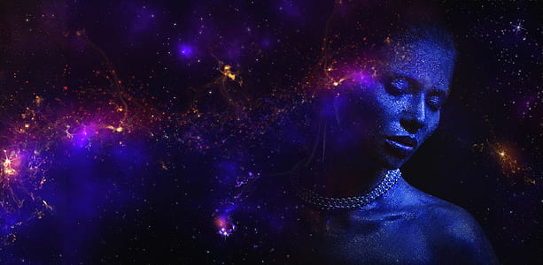 woman and cosmos overlay thumbnail