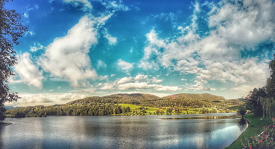 dawn, landscape, nature, sky thumbnail