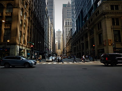 people crossing pedestrian lane thumbnail