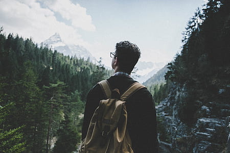 landscape, nature, man, person thumbnail