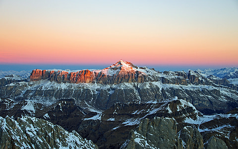 Alps Snow Sunrise Morning thumbnail