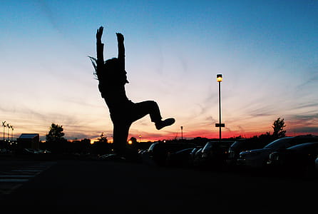 Silhouette of Jumping Person thumbnail