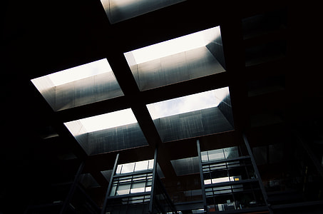 architectural photography of brown ceiling thumbnail