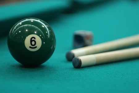 green and white 6 billiard ball thumbnail