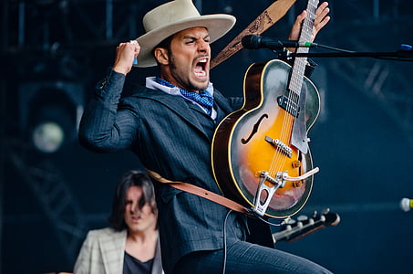 man playing guitar on stage thumbnail