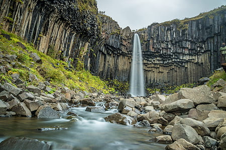 waterfall low angle photography thumbnail