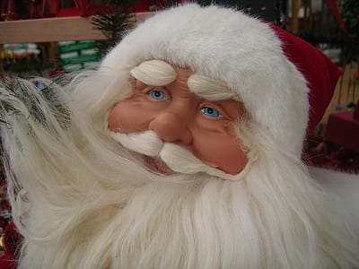 Santa Claus head plush toy thumbnail
