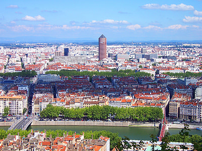 Looking at the City of Lyon, France thumbnail