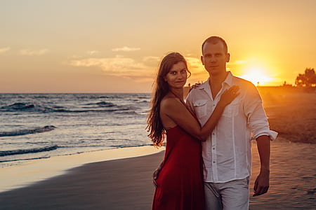 sea, dawn, sunset, man thumbnail