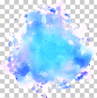 Pinkpop Festival Watercolor painting Texture, Sky blue watercolor graffiti, abstract illustratrion PNG clipart