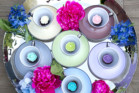 photography of assorted-color cupcakes thumbnail