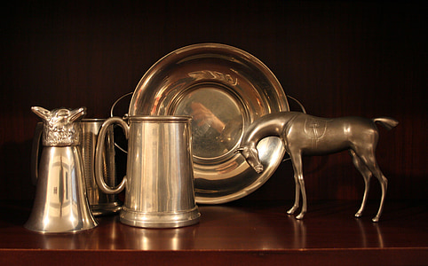 stainless steel horse and can decors thumbnail