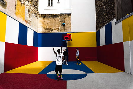man wearing white 17 jersey shirt shooting ball thumbnail